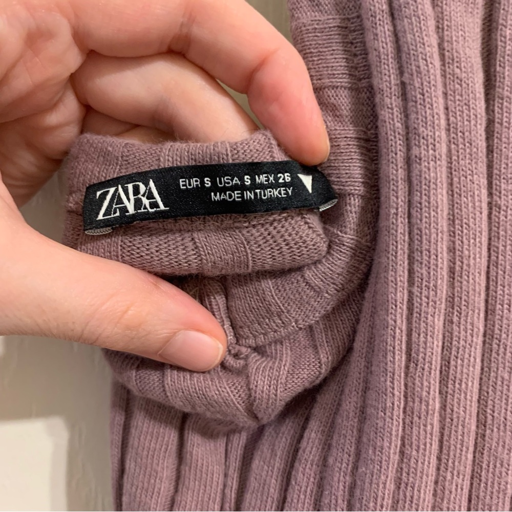 Zara Ribbed Midi Tank Dress - Picture 5 of 6